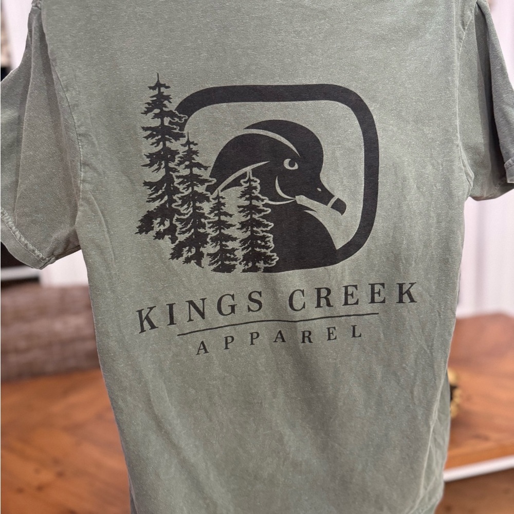 Boys comfort color Green T-Shirt